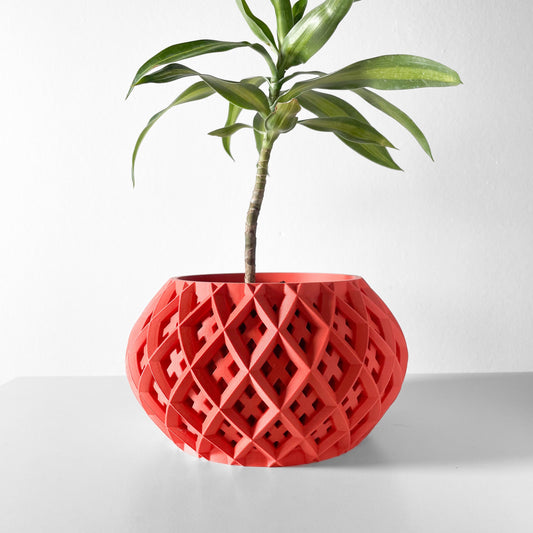 Modern Planter Pot - Stylish Home Decor for Small & Medium Plants, Indoor Gardening Plant Lover Gift