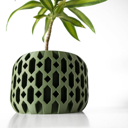 Modern Planter Pot - Stylish Home Decor for Small & Medium Plants, Indoor Gardening Plant Lover Gift