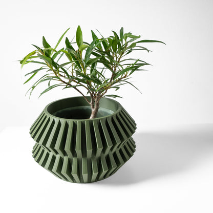 Modern Planter Pot - Stylish Home Decor for Small & Medium Plants, Indoor Gardening Plant Lover Gift