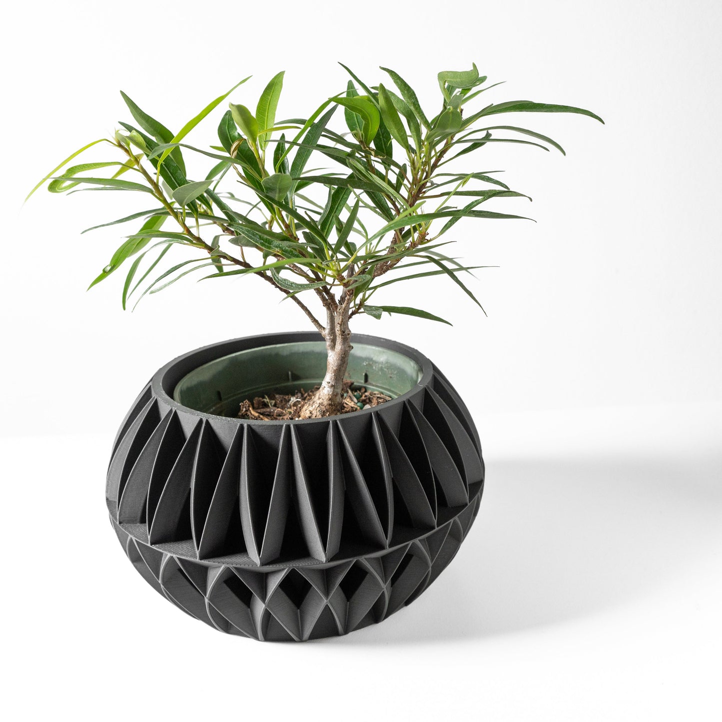 Modern Planter Pot - Stylish Home Decor for Small & Medium Plants, Indoor Gardening Plant Lover Gift