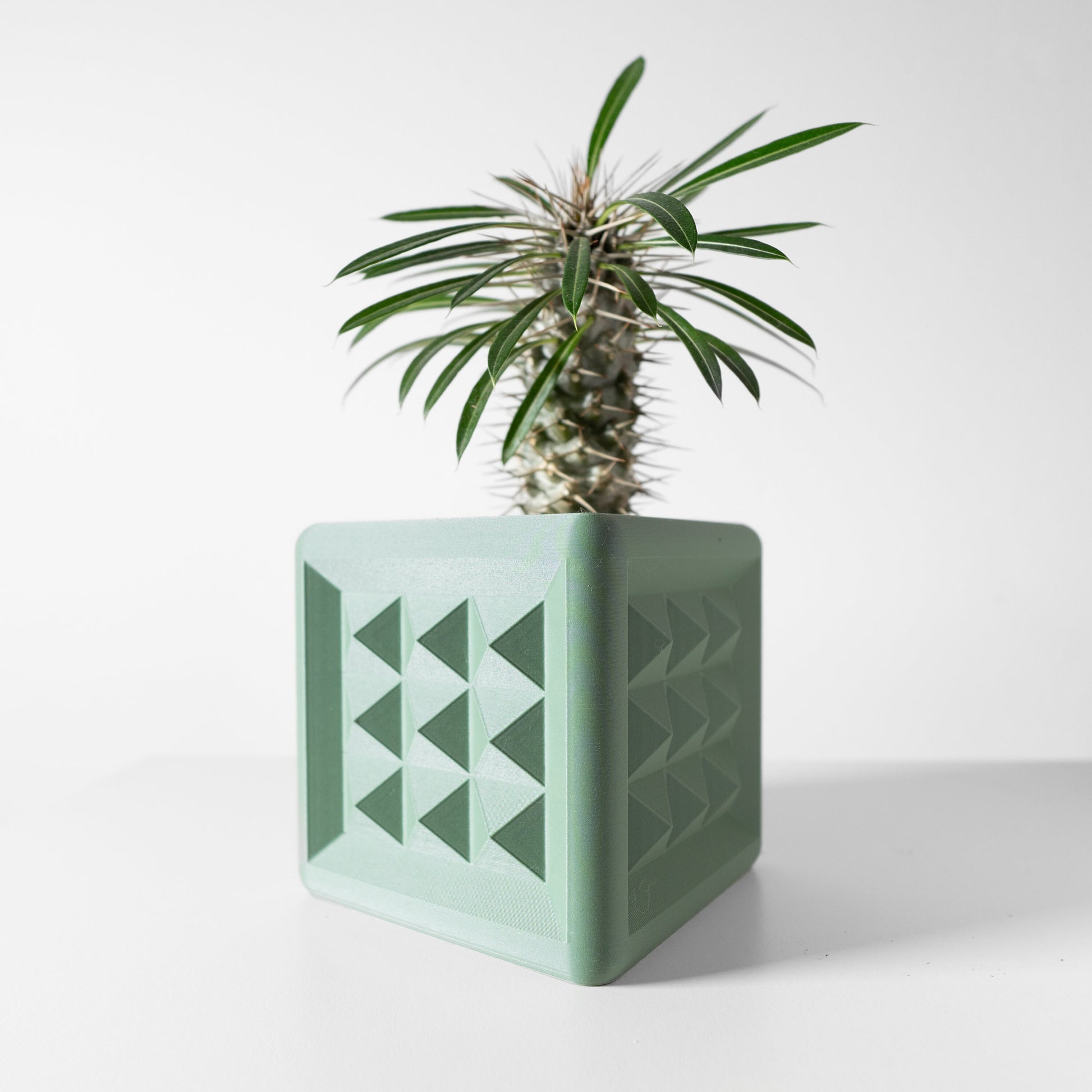 Modern Box Planter Pot - Home Decor for Small & Medium Plants, Indoor Gardening Plant Lover Gift