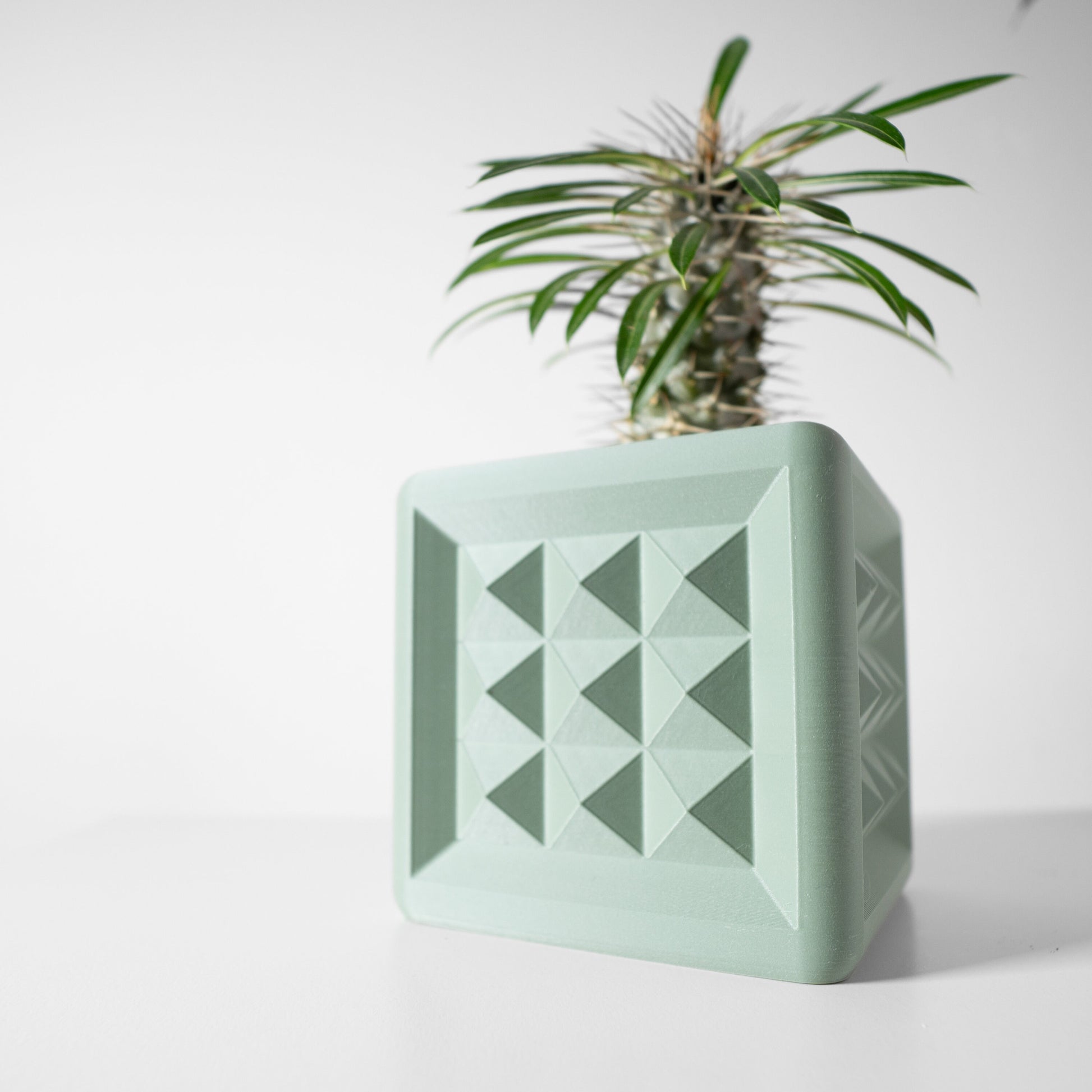 Modern Box Planter Pot - Home Decor for Small & Medium Plants, Indoor Gardening Plant Lover Gift