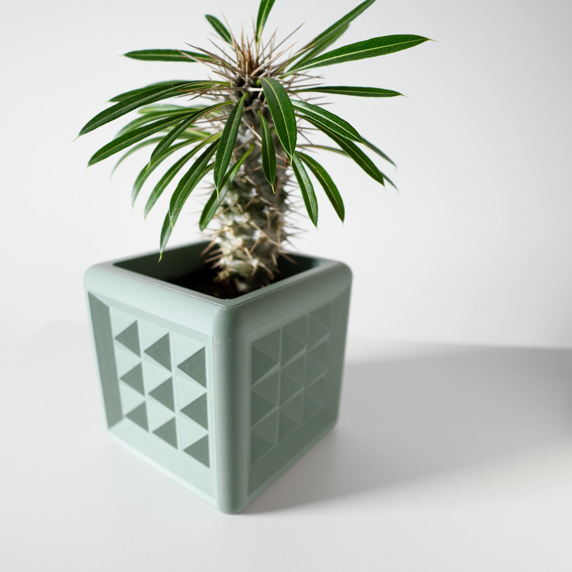 Modern Box Planter Pot - Home Decor for Small & Medium Plants, Indoor Gardening Plant Lover Gift