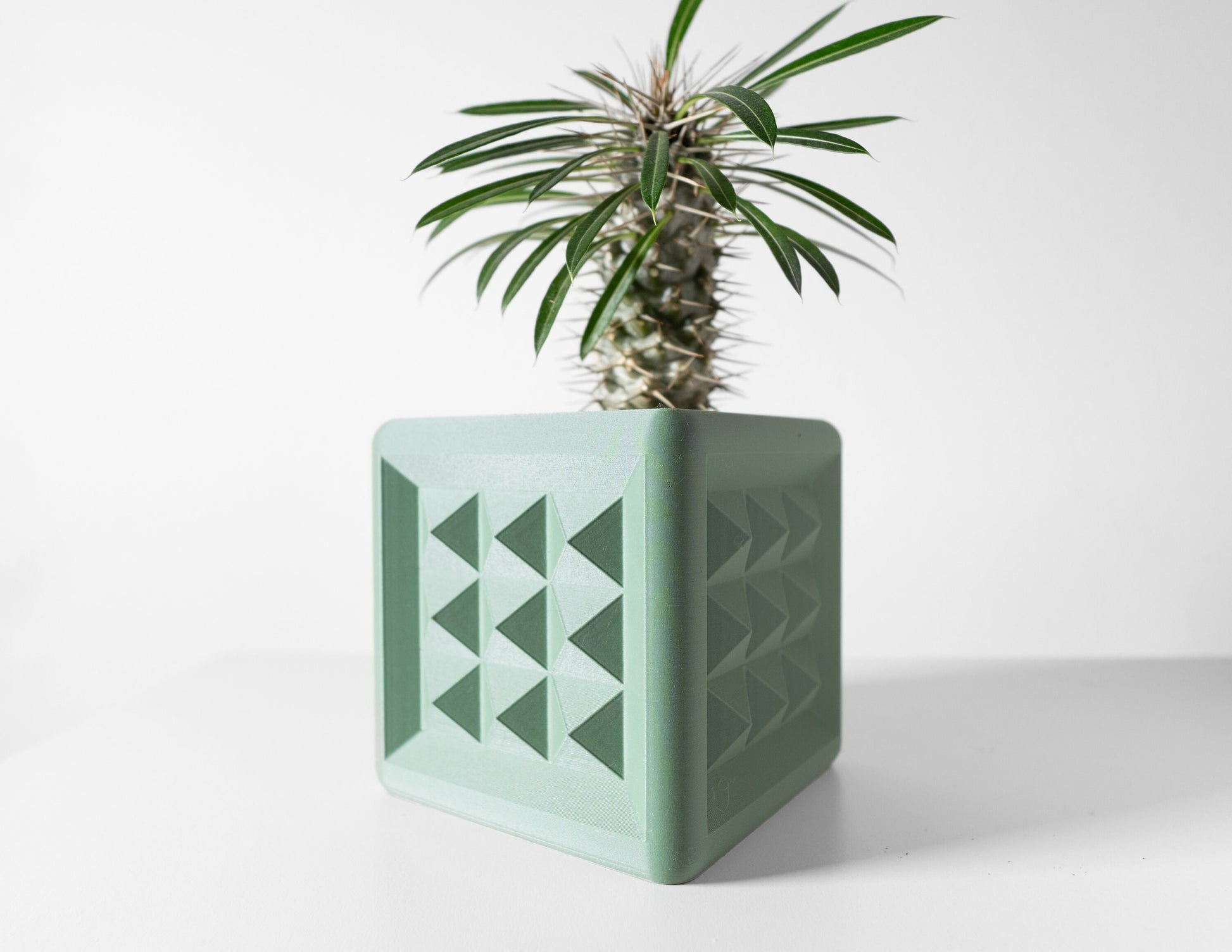 Modern Box Planter Pot - Home Decor for Small & Medium Plants, Indoor Gardening Plant Lover Gift