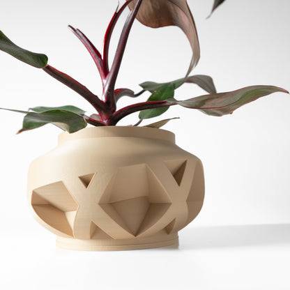 Modern Planter Pot - Stylish Home Decor for Small & Medium Plants, Indoor Gardening Plant Lover Gift