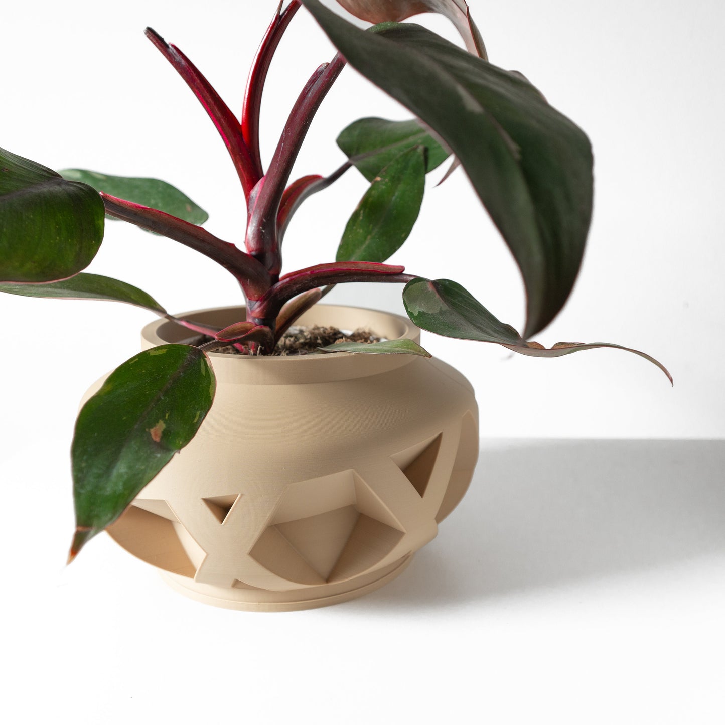 Modern Planter Pot - Stylish Home Decor for Small & Medium Plants, Indoor Gardening Plant Lover Gift