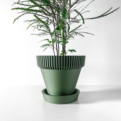 Modern Planter Pot - Stylish Home Decor for Small & Medium Plants, Indoor Gardening Plant Lover Gift