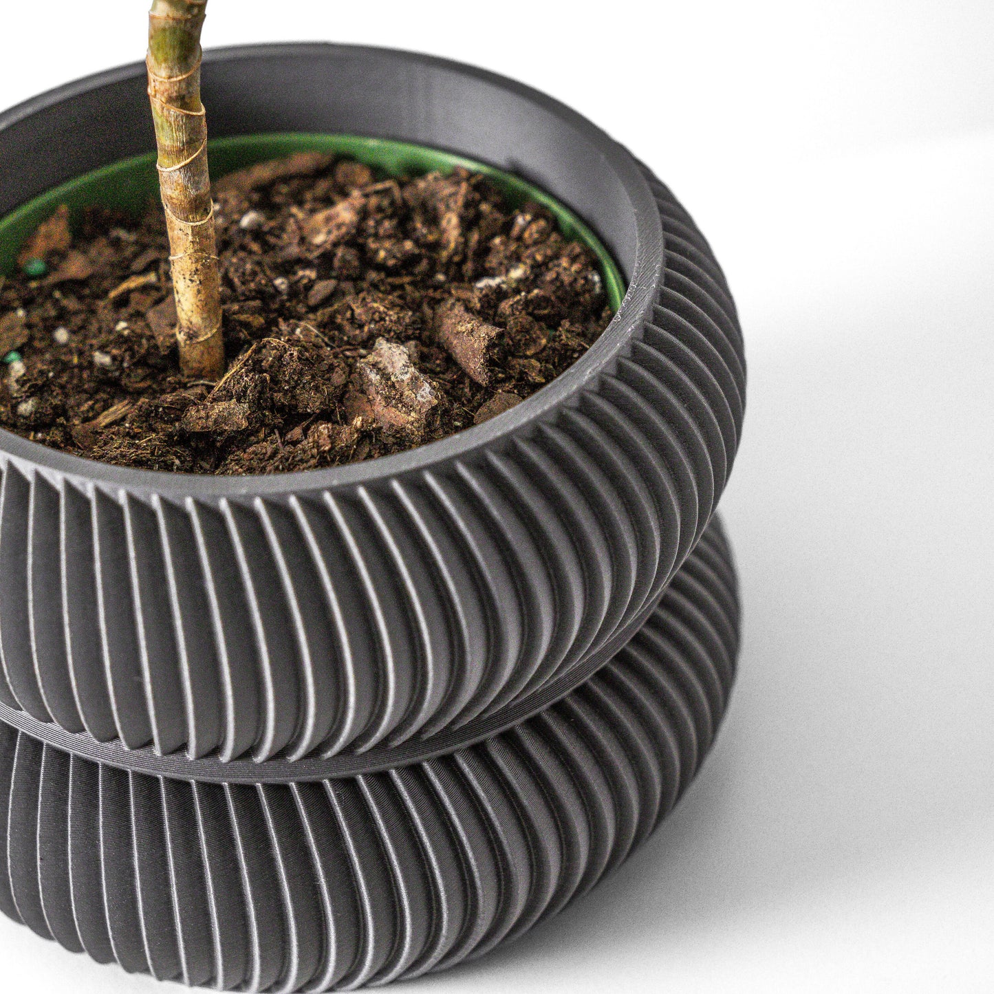 Modern Planter Pot - Stylish Home Decor for Small & Medium Plants, Indoor Gardening Plant Lover Gift