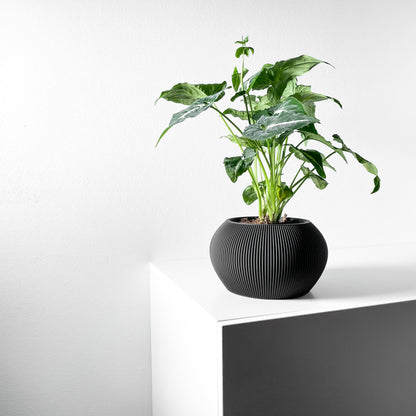 Modern Planter Pot - Stylish Home Decor for Small & Medium Plants, Indoor Gardening Plant Lover Gift