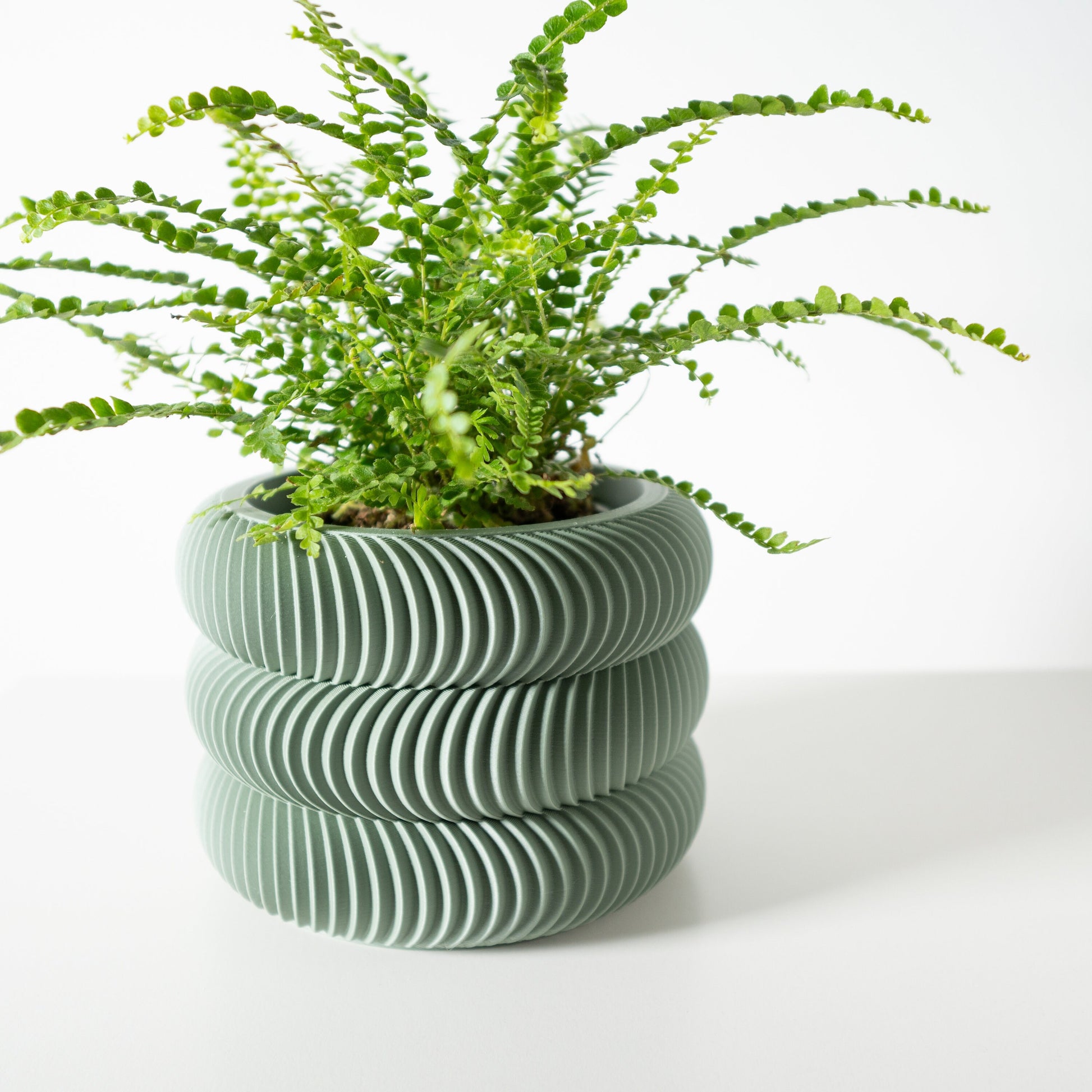 Modern Planter Pot - Minimalist Home Decor for Small & Medium Plants, Indoor Gardening Plant Lover Gift