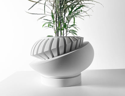 Modern Planter Pot - Minimalist Home Decor for Small & Medium Plants, Indoor Gardening Plant Lover Gift