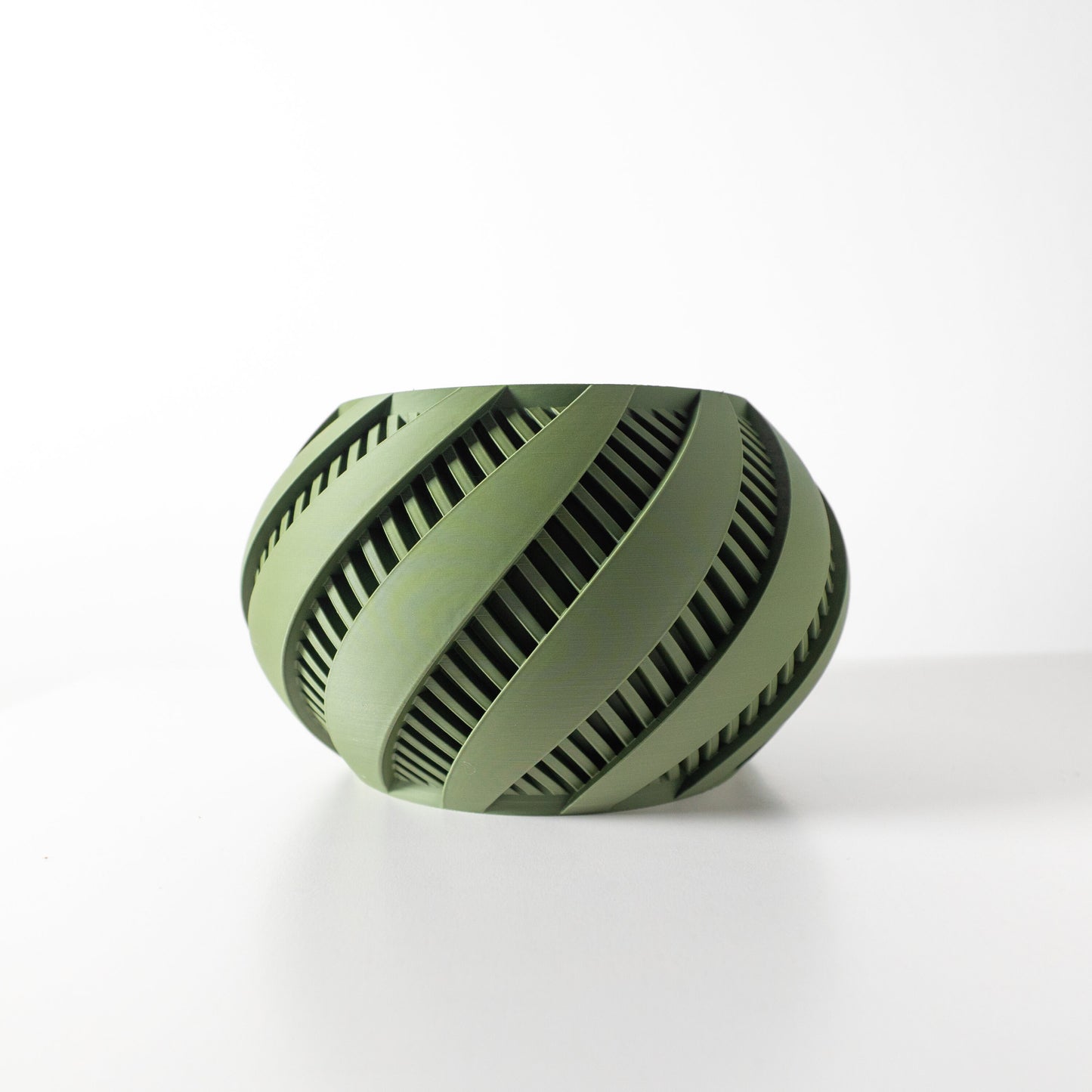 Modern Round Planter Pot - Minimalist Home Decor for Small & Medium Plants, Indoor Gardening Plant Lover Gift