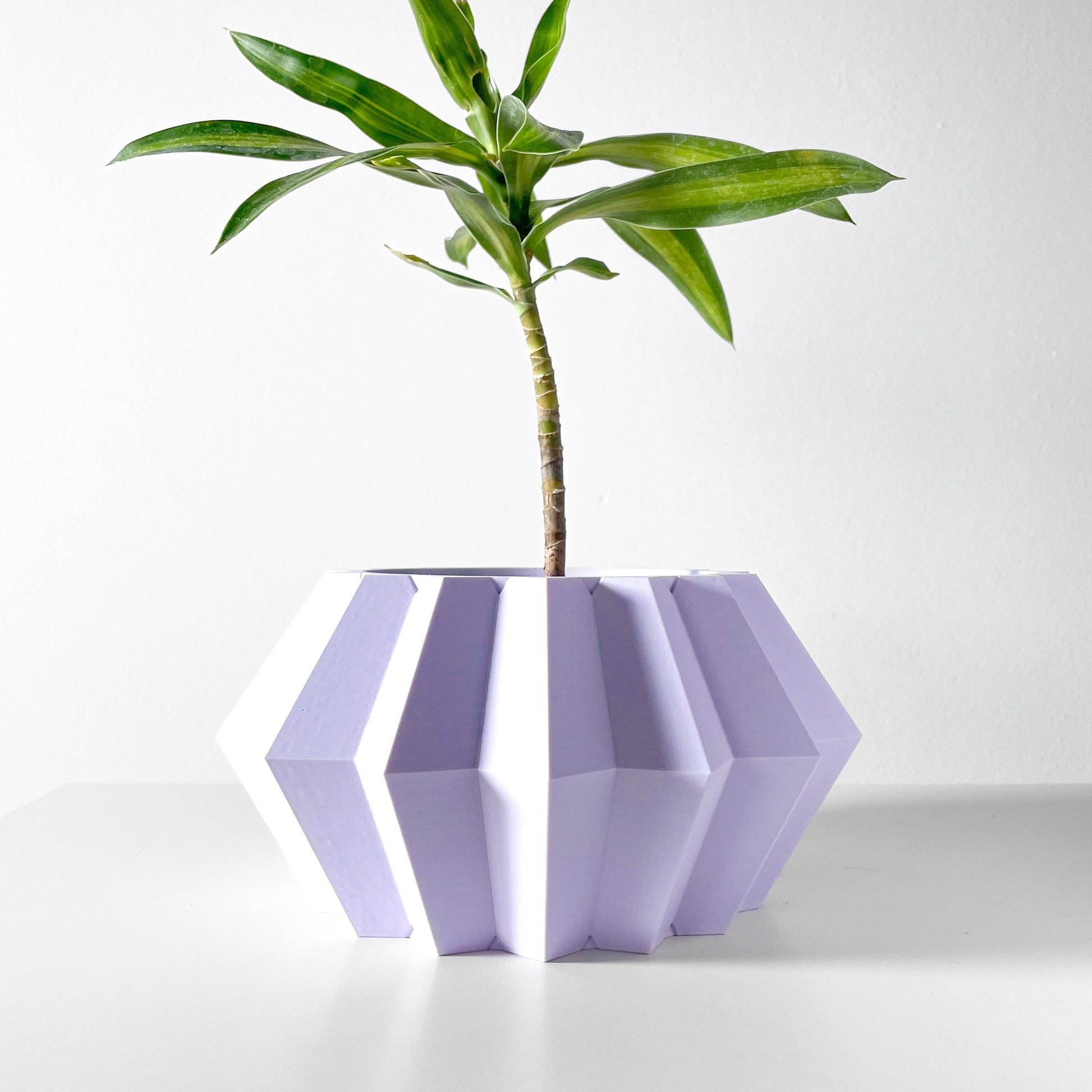 Modern Planter Pot - Minimalist Home Decor for Small & Medium Plants, Indoor Gardening Plant Lover Gift