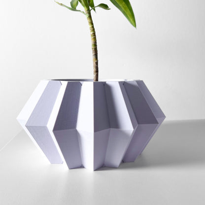 Modern Planter Pot - Minimalist Home Decor for Small & Medium Plants, Indoor Gardening Plant Lover Gift