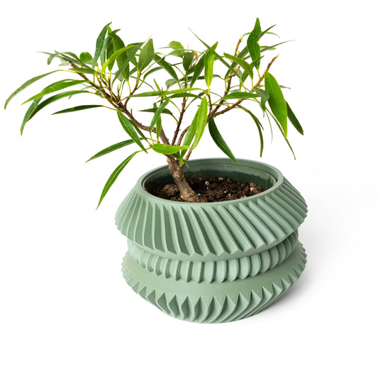 Modern Planter Pot - Minimalist Home Decor for Small & Medium Plants, Indoor Gardening Plant Lover Gift