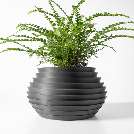 Modern Planter Pot - Minimalist Home Decor for Small & Medium Plants, Indoor Gardening Plant Lover Gift