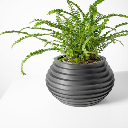 Modern Planter Pot - Minimalist Home Decor for Small & Medium Plants, Indoor Gardening Plant Lover Gift