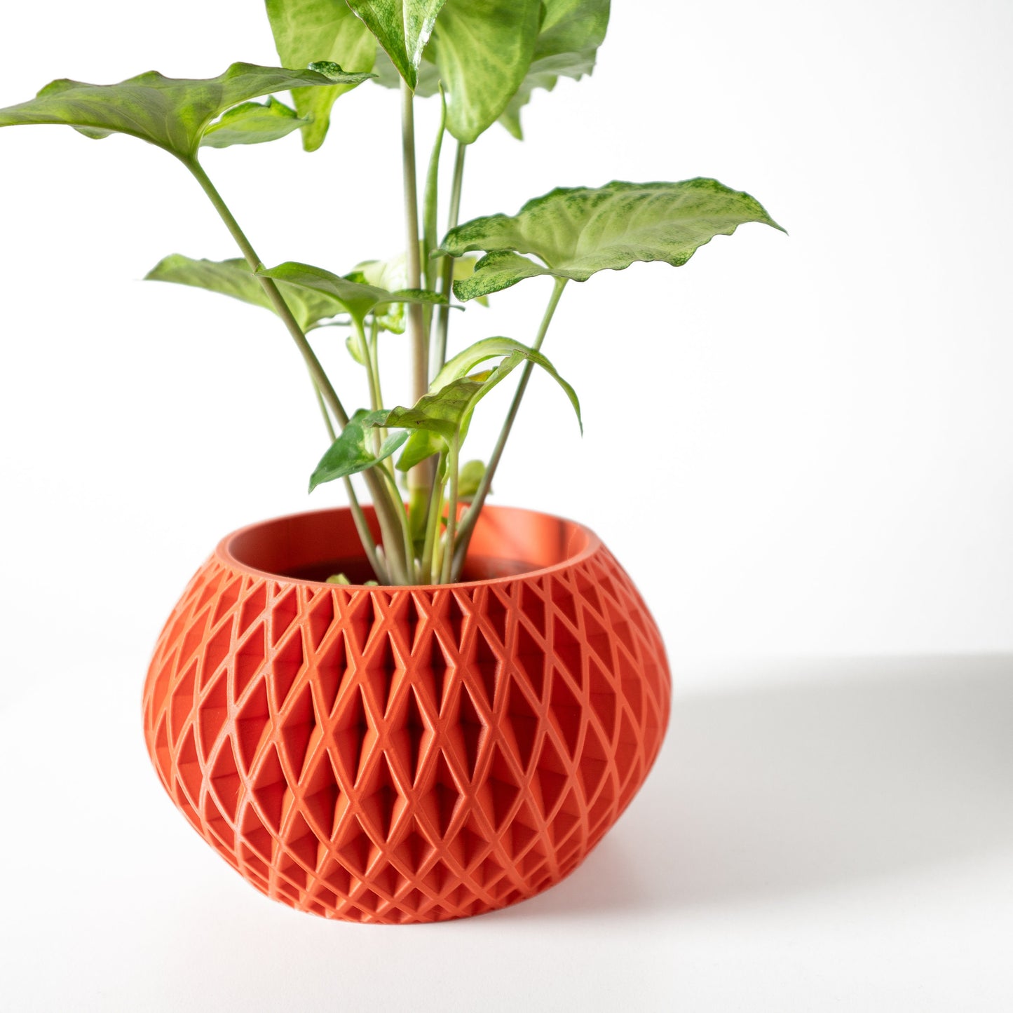 Modern Planter Pot - Minimalist Home Decor for Small & Medium Plants, Indoor Gardening Plant Lover Gift