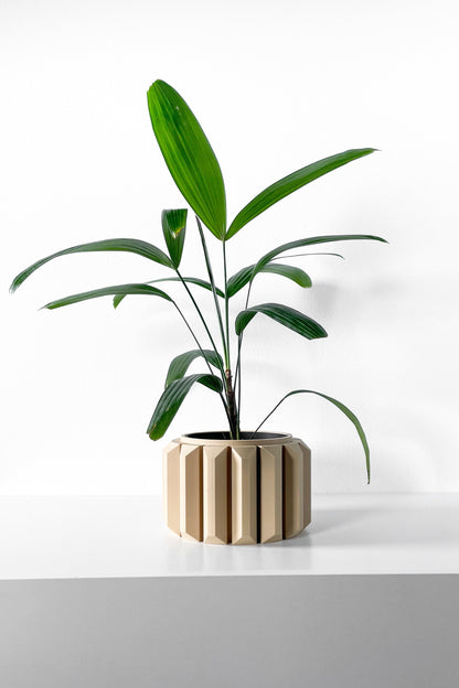 Modern Planter Pot - Minimalist Home Decor for Small & Medium Plants, Indoor Gardening Plant Lover Gift