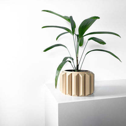 Modern Planter Pot - Minimalist Home Decor for Small & Medium Plants, Indoor Gardening Plant Lover Gift