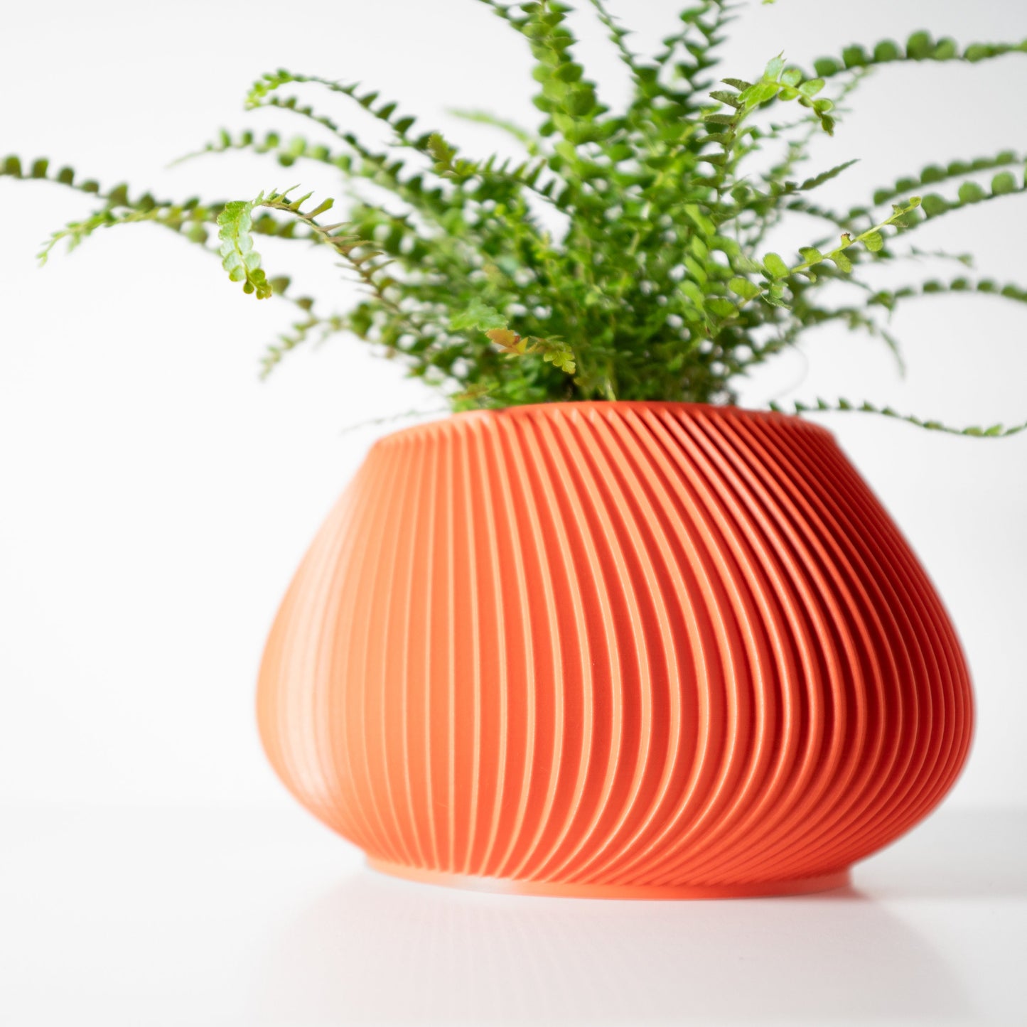 Modern Round Planter Pot - Minimalist Home Decor for Small & Medium Plants, Indoor Gardening Plant Lover Gift