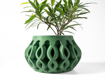 Modern Planter Pot - Minimalist Home Decor for Small & Medium Plants, Indoor Gardening Plant Lover Gift