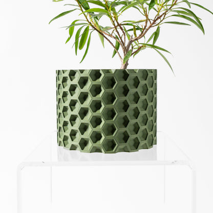 Modern Planter Pot - Minimalist Home Decor for Small & Medium Plants, Indoor Gardening Plant Lover Gift