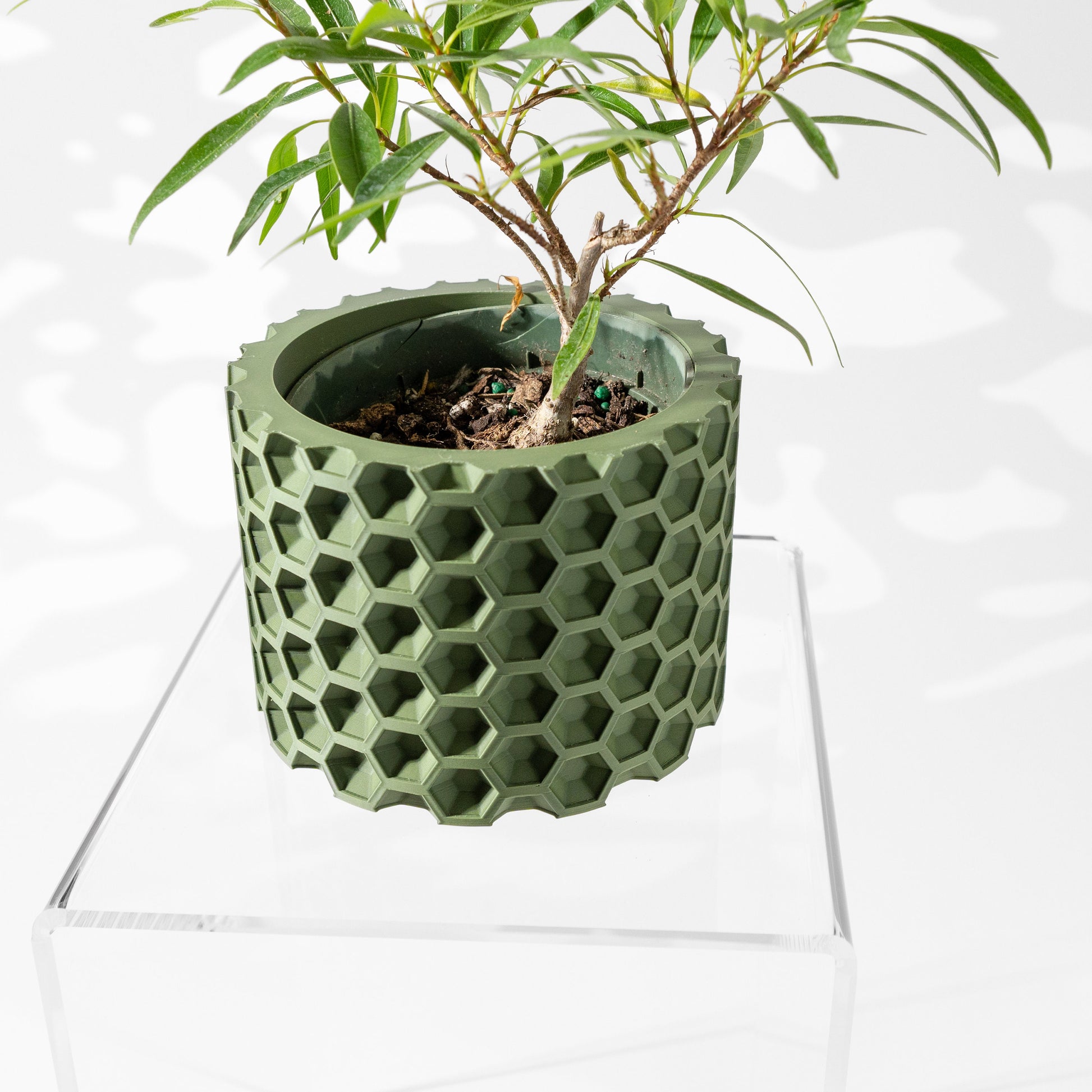 Modern Planter Pot - Minimalist Home Decor for Small & Medium Plants, Indoor Gardening Plant Lover Gift