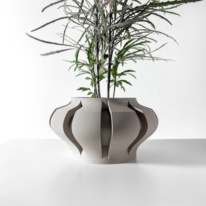 Modern Planter Pot - Minimalist Home Decor for Small & Medium Plants, Indoor Gardening Plant Lover Gift