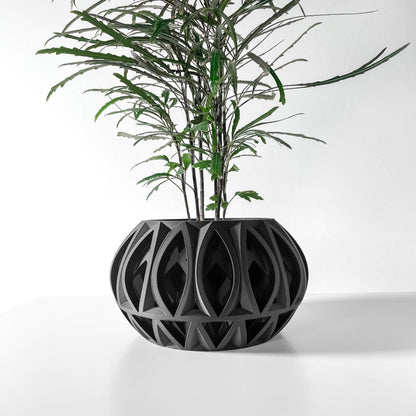 Modern Planter Pot - Minimalist Home Decor for Small & Medium Plants, Indoor Gardening Plant Lover Gift