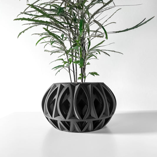 Modern Planter Pot - Minimalist Home Decor for Small & Medium Plants, Indoor Gardening Plant Lover Gift