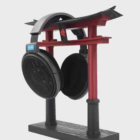 Torii Gate Headphones Stand, Japanese Shinto Inspired Torii Gate Statue, Gamer Gift