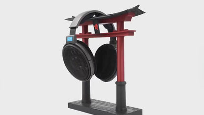 Torii Gate Headphones Stand, Japanese Shinto Inspired Torii Gate Statue, Gamer Gift