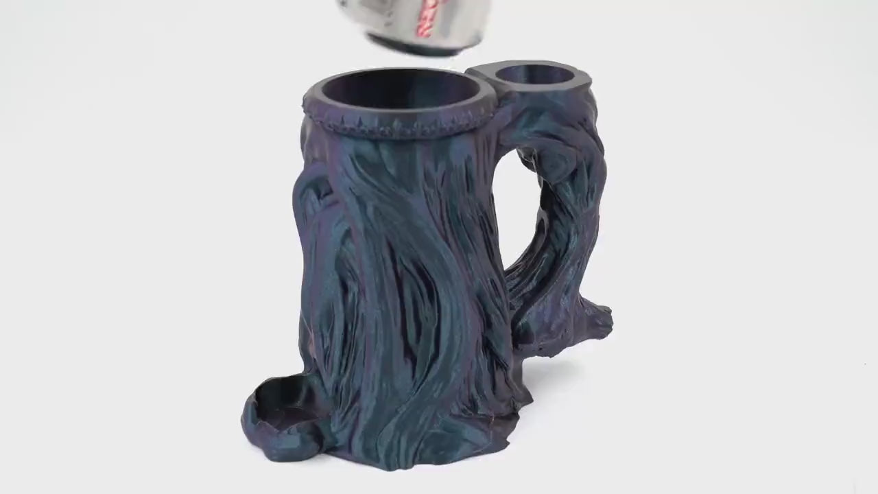 Dice Tower Druid Mug, Unique Drink Holder Dice Tower, Gift