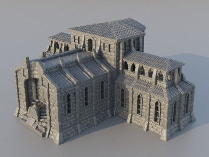 DnD Grand Library 28mm, Wargaming library, Tabletop Miniature Grand Library, 3D Printed DnD Grand Library