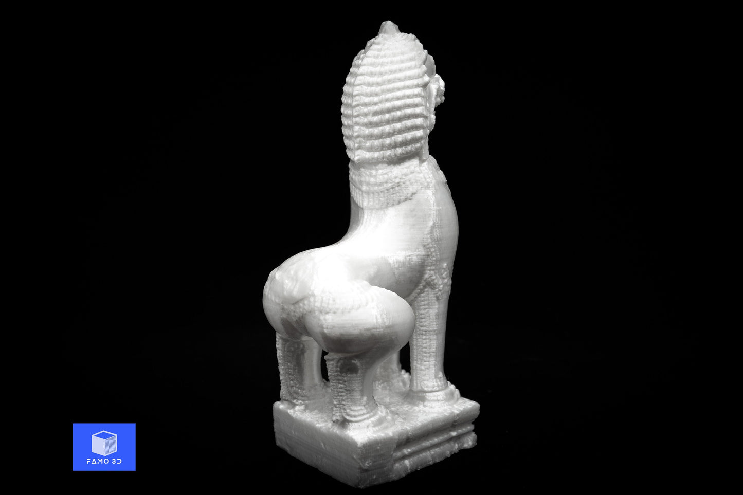 Cambodian Lion Statue- Musee Guimet, Paris, Bayon Lion Statue taken from Khan Kompong Svay Temple