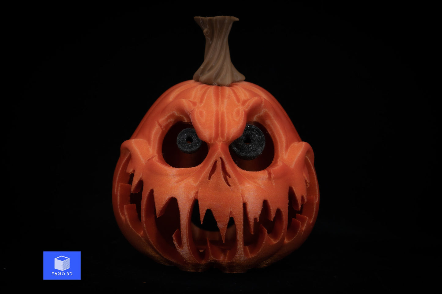 Spooky Jack o' Lantern, Pumpkin Tea Light Holder, Halloween Pumpkin Lantern