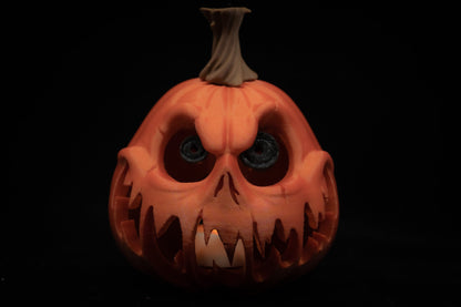 Spooky Jack o' Lantern (Included tealight), Pumpkin Tea Light Holder, Halloween Pumpkin Lantern