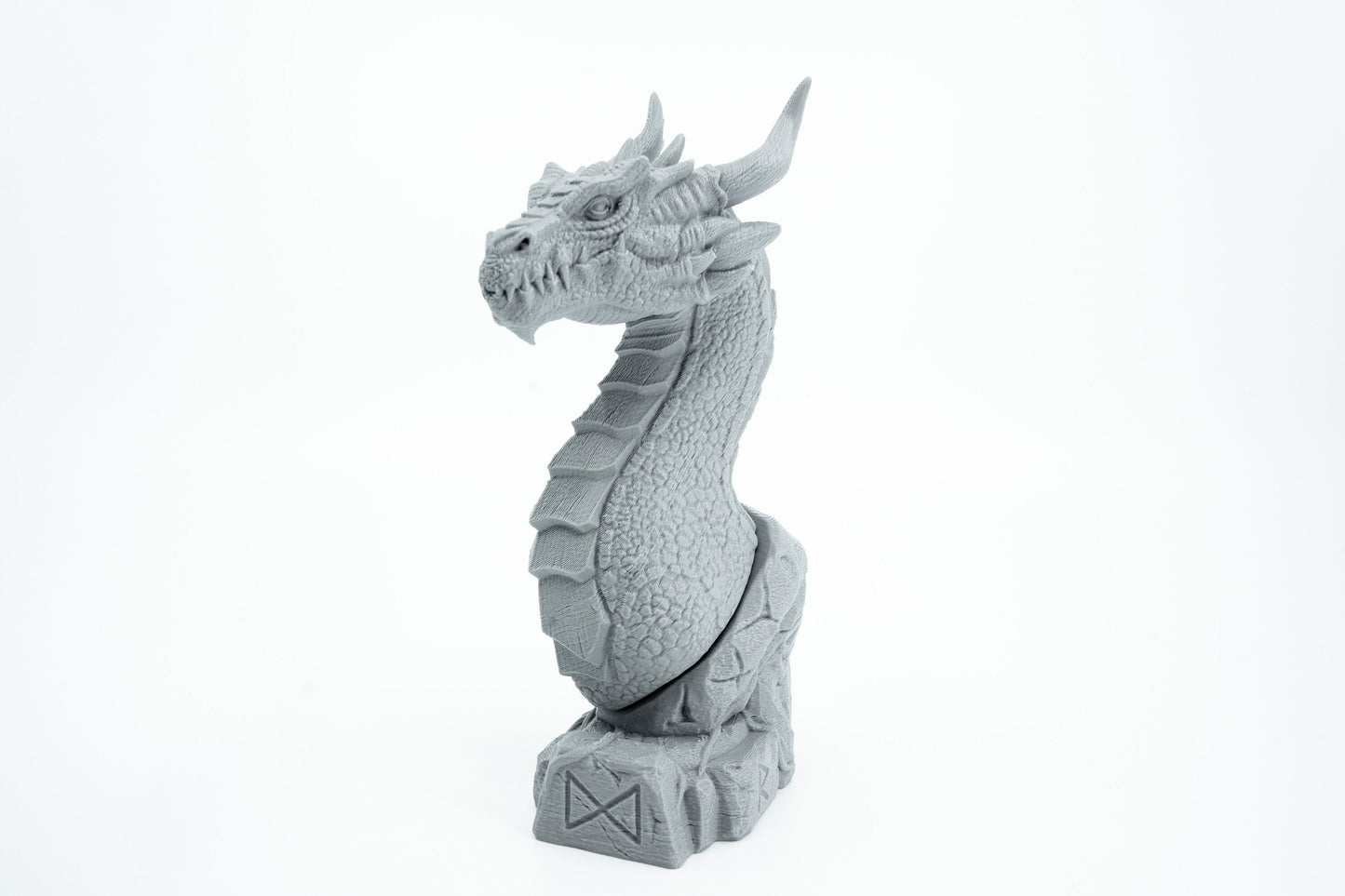 Dragon Bust (6.87in), Dragon Statue Desk/Shelf Decor, "Drafnir"