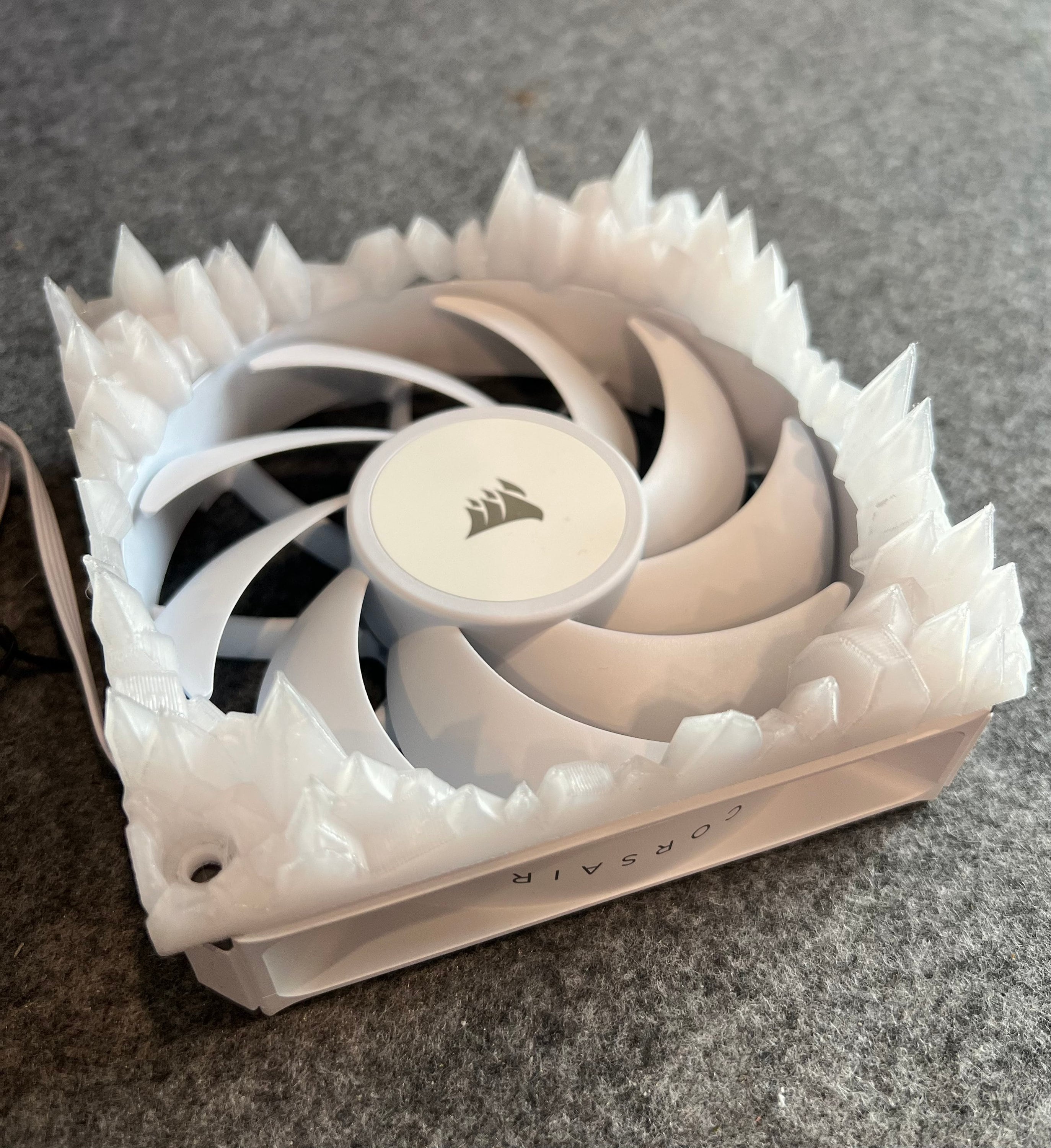 Permafrost PC Fan Shroud by Famo3D, Ice Fan Shroud, 120mm & 140mm Fan