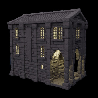 Medieval Bank Terrain for Dnd, Medieval Bank for Wargames