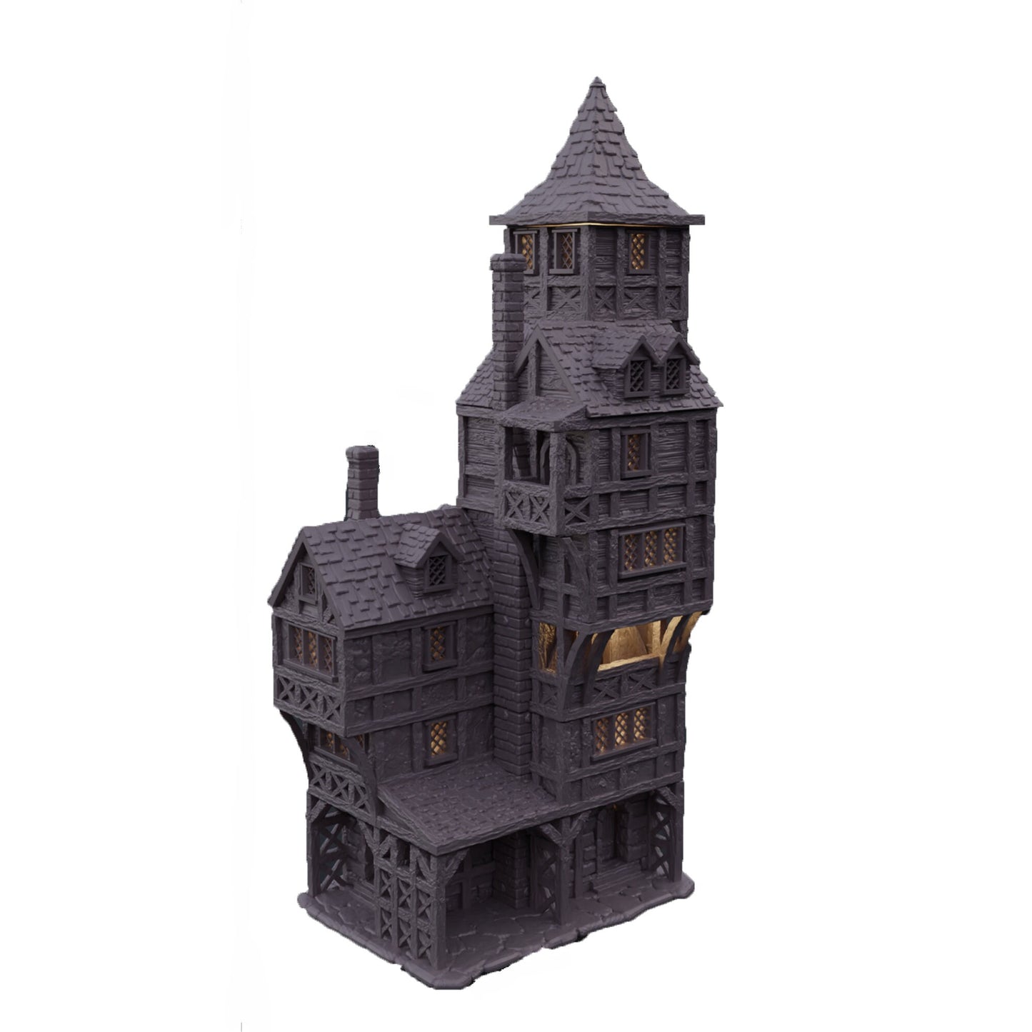 Medieval High House Terrain, Medieval City Noble House Terrain for DnD, Dungeons and Dragons Medieval Home