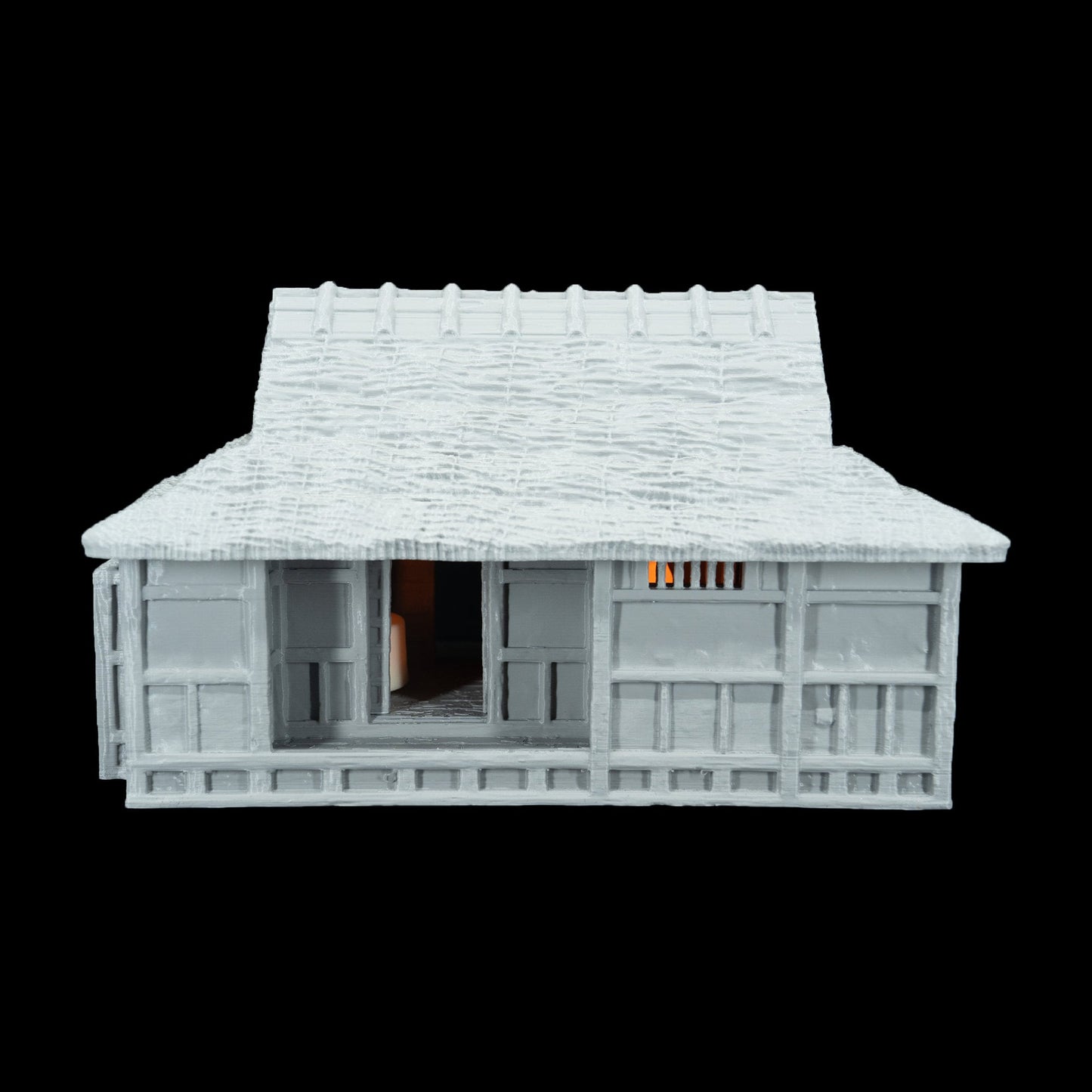 Japanese Cottage DnD Terrain, DnD Samurai Terrain for 28mm Miniatures, Wargaming Terrain