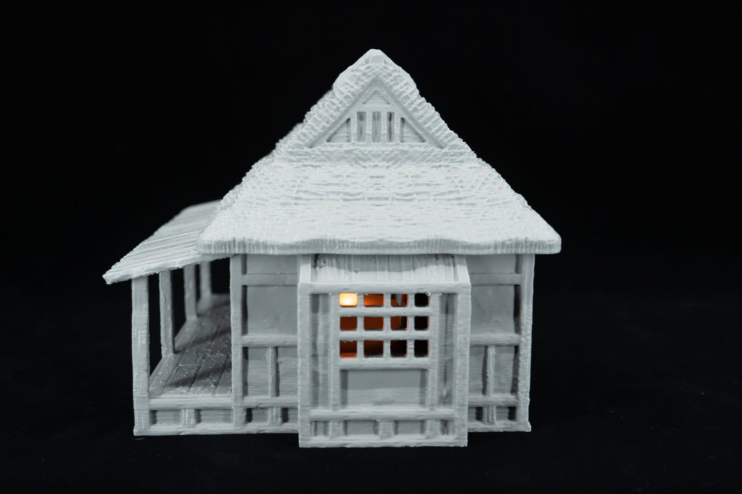 Japanese Cottage DnD Terrain, DnD Samurai Terrain for 28mm Miniatures, Wargaming Terrain