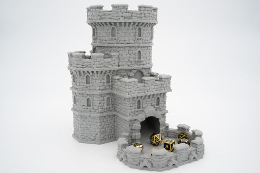 Dice Tower, Medieval Dice Tower for DnD, Castle Dice Tower, Dark Realms