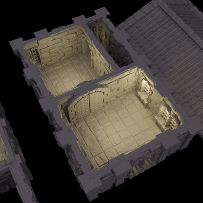 Medieval Bank Terrain for Dnd, Medieval Bank for Wargames