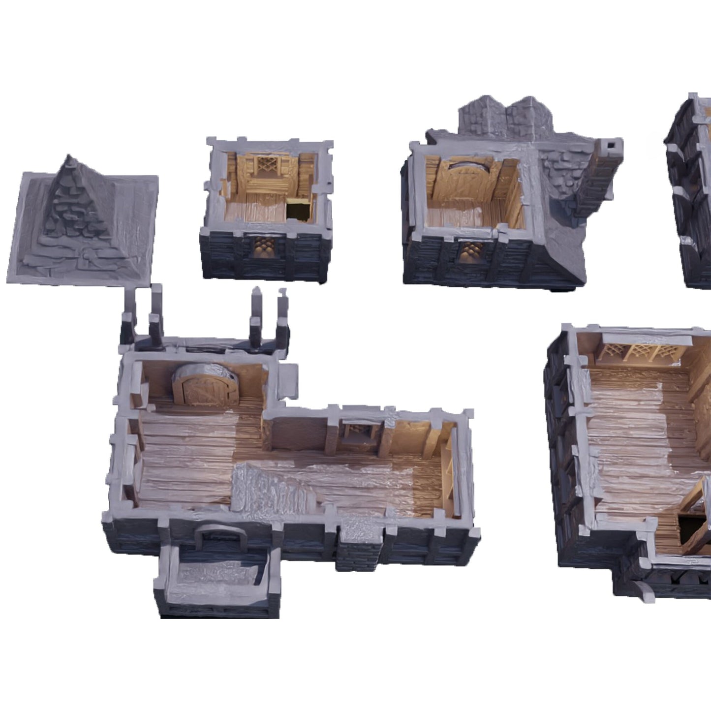 Medieval High House Terrain, Medieval City Noble House Terrain for DnD, Dungeons and Dragons Medieval Home