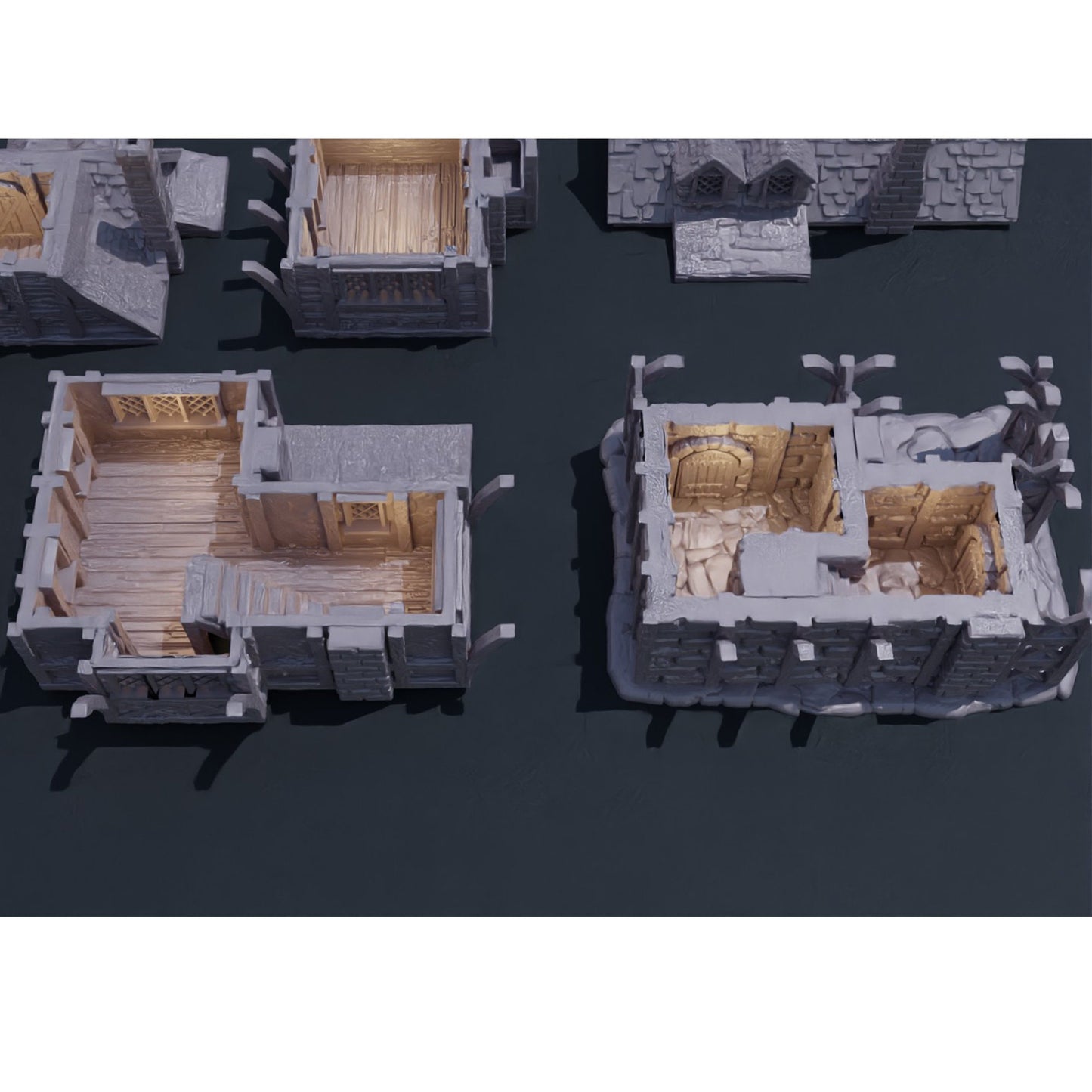 Medieval High House Terrain, Medieval City Noble House Terrain for DnD, Dungeons and Dragons Medieval Home