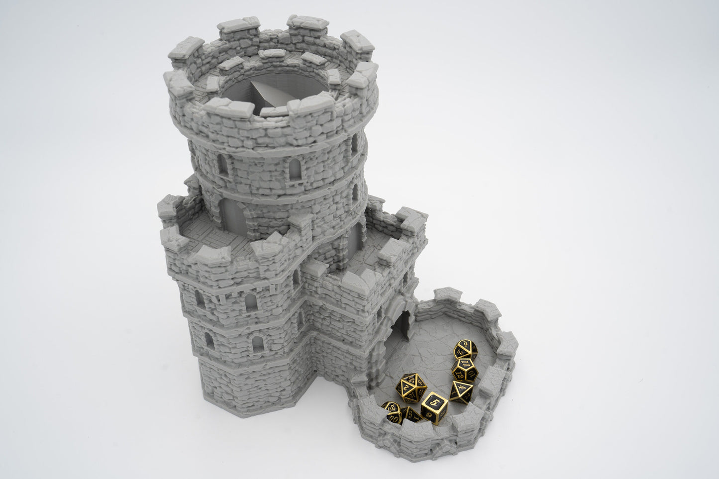 Dice Tower, Medieval Dice Tower for DnD, Castle Dice Tower, Dark Realms