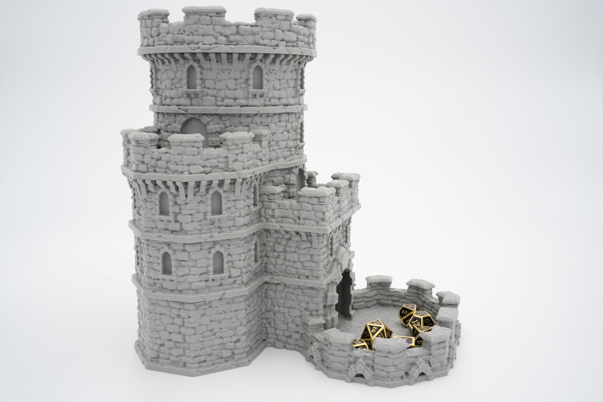 Dice Tower, Medieval Dice Tower for DnD, Castle Dice Tower, Dark Realms